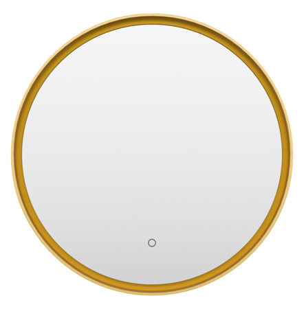 Зеркало (60х60)  Brevita Pluto  PLU-Nim6-060-gold