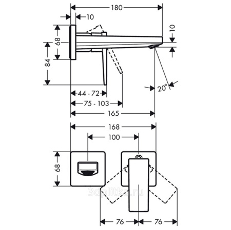 Смеситель для раковины Hansgrohe Metropol 32525000