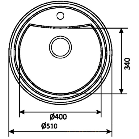 Мойка гранитная Ganzer (песочный) GZ51001A