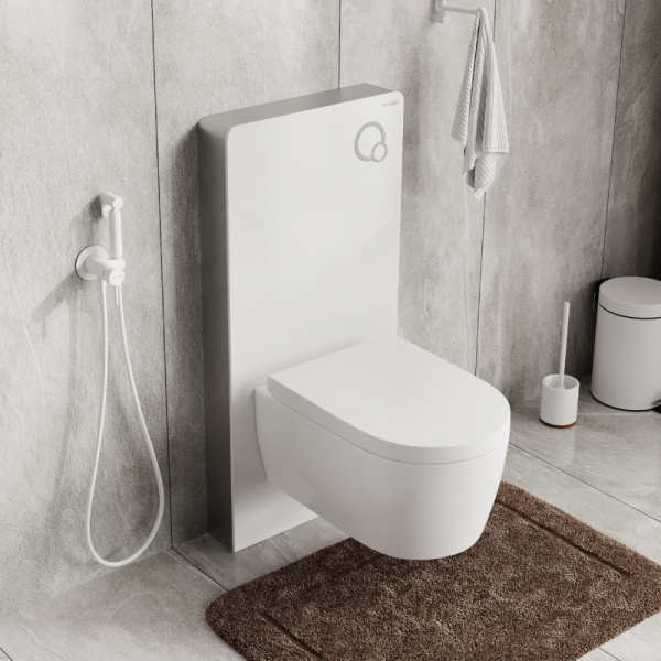 Пристенный модуль системы инсталляции для унитазов WasserKRAFT Naab 86TLT.040.PE.WH