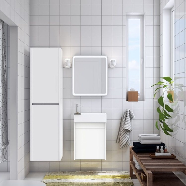 База под раковину Art&max Family-400-1D-SO-BL Bianco Lucido