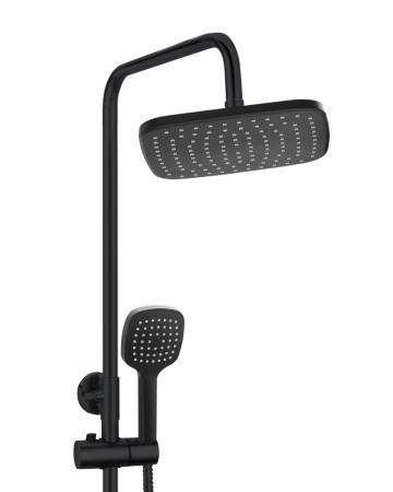Душевая система с смесителем для душа OneLife P01-912b черный