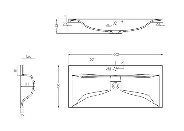 Тумба с раковиной Aquaton Римини 100 1A2328K4RN010
