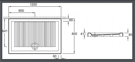 Душевой поддон Jacob Delafon Kyreo EN127-00