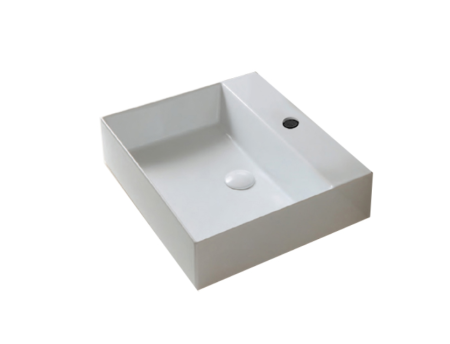 Раковина накладная (60х45) Azzurra Elegance ELLP060450QMBI/(EQA60M bi)*1
