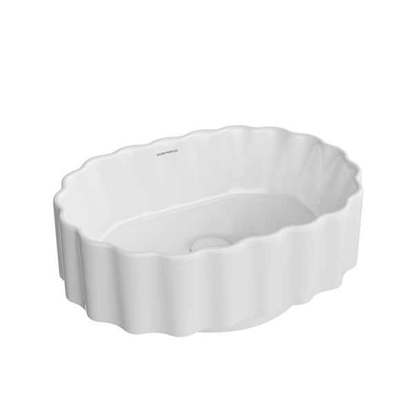 Раковина накладная (53х38) Kerama Marazzi Artbasin CC.wb.50\WHT