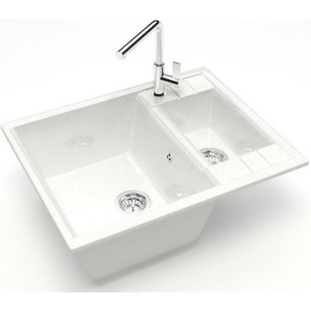 Кухонная мойка Marrbaxx Жаклин Z190 Z190Q001 белый