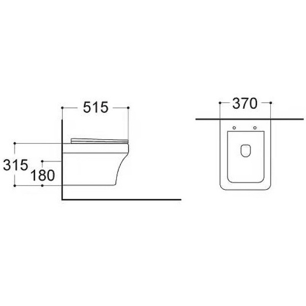 Унитаз подвесной безободковый Aquatek Амадео AQ1163-00 микролифт