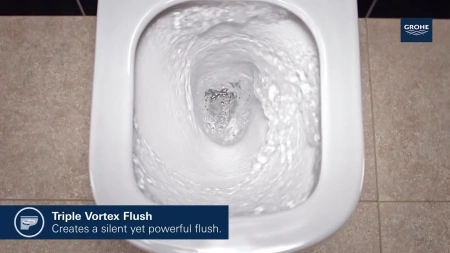 Напольный приставной безободковый унитаз Grohe Euro Ceramic (микролифт), 39555 000 (39555000)