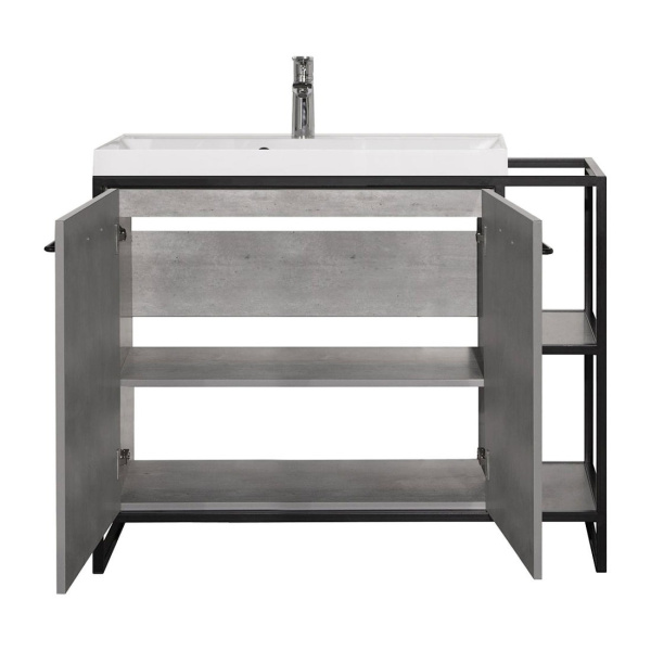 Тумба под раковину напольная Style Line ЛОФТ 80 ЛС-000010021 серый