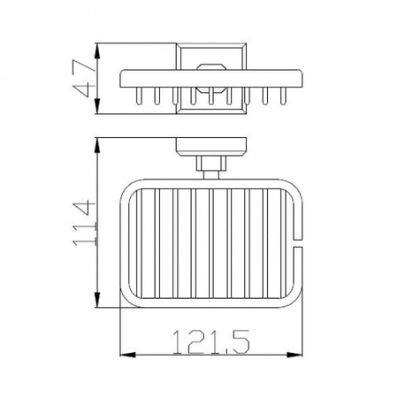 Мыльница BENNBERG CHROME BA-24S