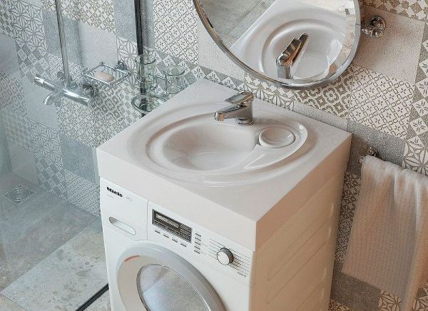 Раковина над стиральной машиной (60х55) Stella Polar Пальмира  SP-00000798