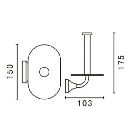Держатель туалетной бумаги Art&Max AM-E-4083