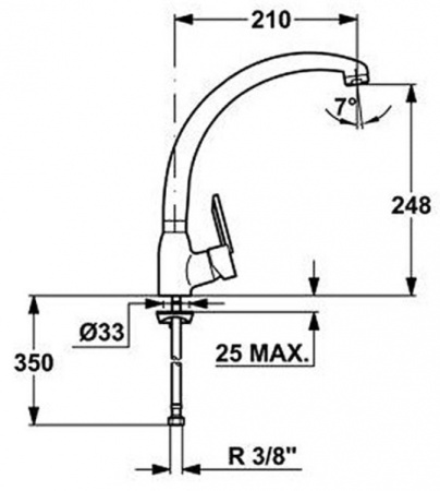 Смеситель для мойки MOFEM RUMBA 81911462