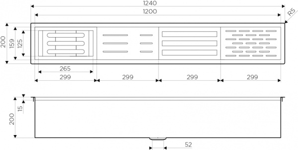Встраиваемая сушка для посуды Omoikiri Dry-01 IN 4999010