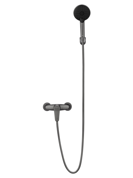 Смеситель для душа WONZON & WOGHAND ALFA, темный графит WW-AE3102-BGG