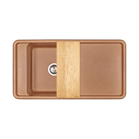 Кухонная мойка Aquaton Беллис 97 1A725132BS270 терракот