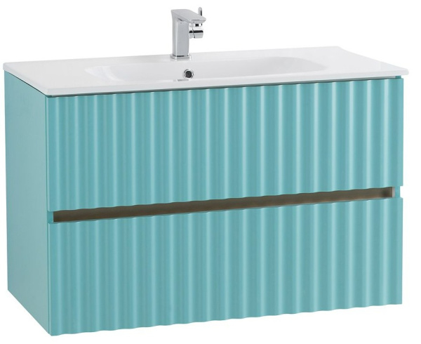 База под раковину Art&Max Еlegant AM-ELEGANT-1000-2C-SO-MM-LED Светло-зеленый матовый