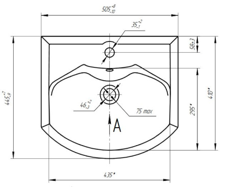 Раковина Aquaton Смайл 50 1WH207781