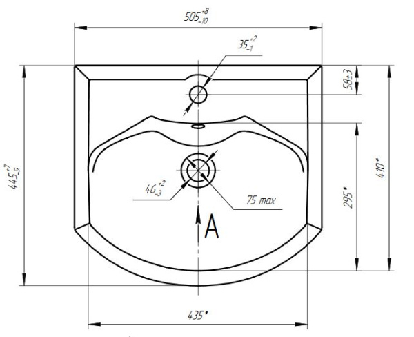 Раковина Aquaton Смайл 50 1WH207781