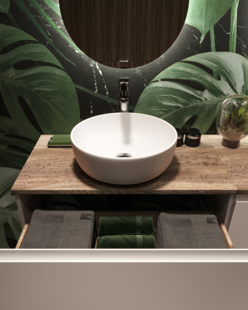 Столешница Cersanit WOOD из керамогранита Spirit 60x45x2 орех матовый 64187