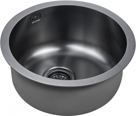 Кухонная мойка Paulmark  Werra PM404646-GM вороненая сталь