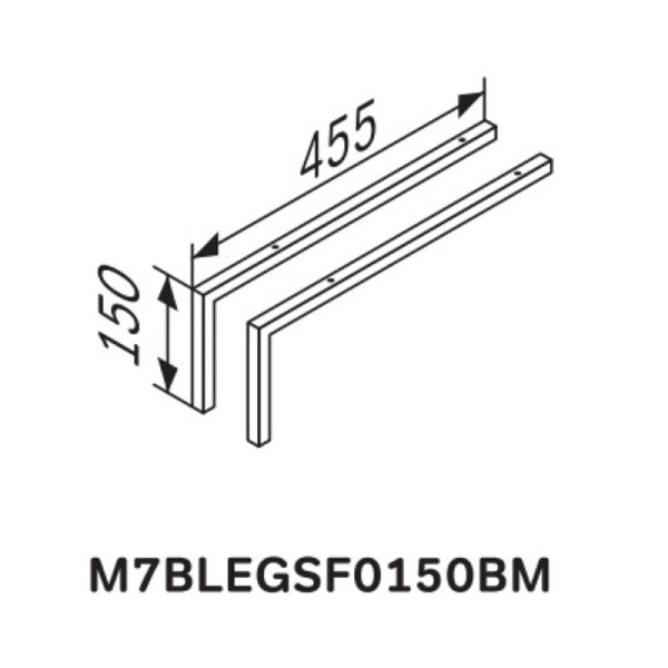 Ножки для тумбы AM.PM Sense M7BLEGSF0150BM