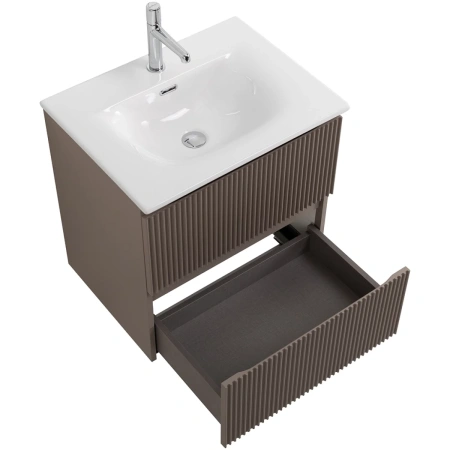 Тумба под раковину 60 BelBagno Uno UNO-600-2C-SO-СO бежевый матовый, без раковины