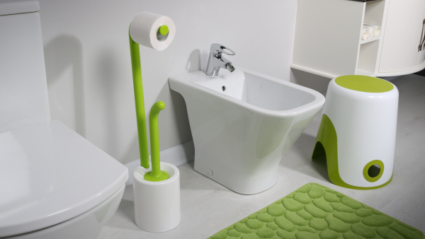 Корзина для белья FIXSEN Wendy 2в1 зеленая FX-7073-60