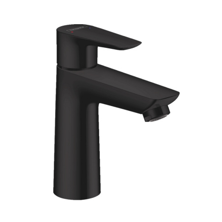 Смеситель для раковины с донным клапаном Hansgrohe Talis E 71710670 черный матовый