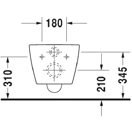 Унитаз Duravit ME by Starck 2530090000