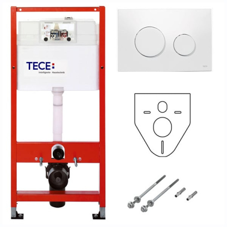 Инсталляция комплект для подвесного унитаза TECE K400600