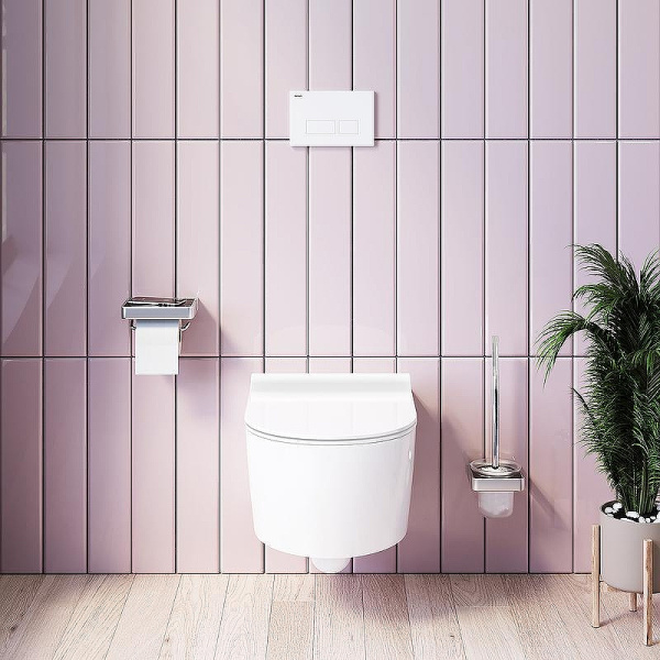 Комплект унитаза с инсталляцией Am.Pm Jupiter IS110338.DX77C1700 с сиденье микролифт, кнопка черный матовый