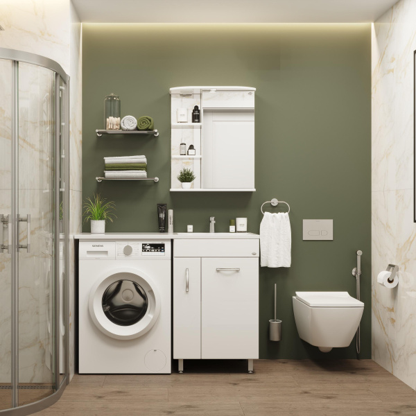 Зеркало-шкаф c подсветкой Onika Карина 60 (60x71,2) 206010