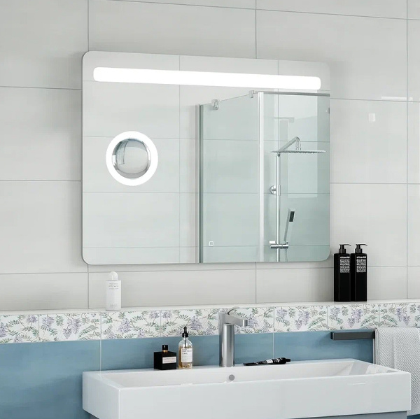 Зеркало с подсветкой (100х70) Continent Fibra ЗЛП955