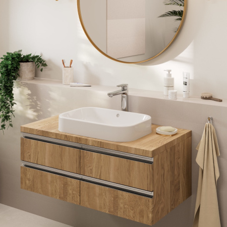 Смеситель для раковины с донным клапаном Hansgrohe Vernis Blend 71572000 хром