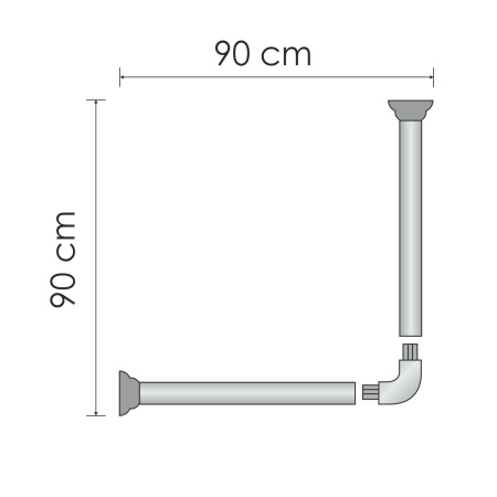 Карниз для ванной Kammel SC-839090