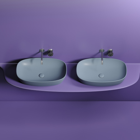 Раковина накладная (60х38) Ceramica Nova ELEMENT CN6049MHL