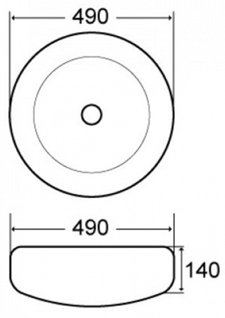 Раковина MELANA 7031A-805