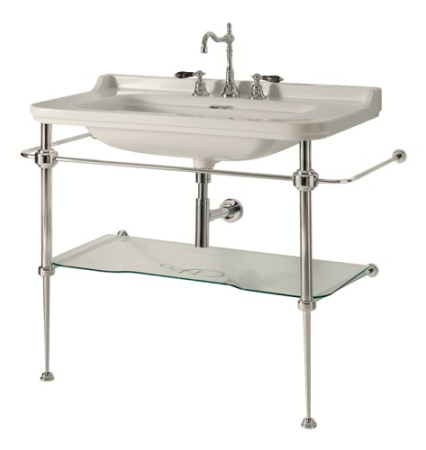 Раковина подвесная (120х55) Kerasan Waldorf 4144K1bi/cr*1 белый