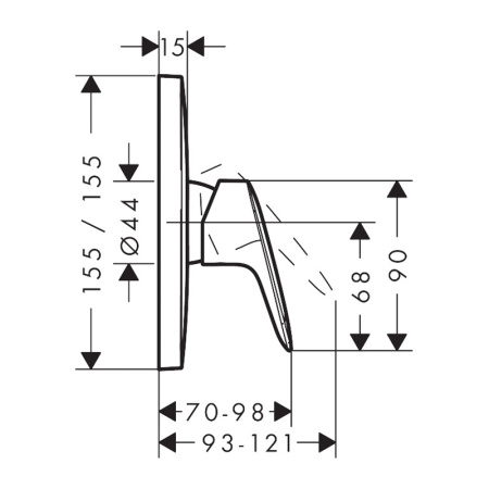 Смеситель для душа Hansgrohe Logis 71605670