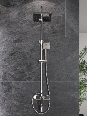 Душевая система Agger Merry A1394400 смеситель с изливом, хром