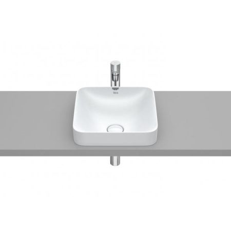 Раковина накладная (37х37) Roca Inspira square 32753R630 жемчужный