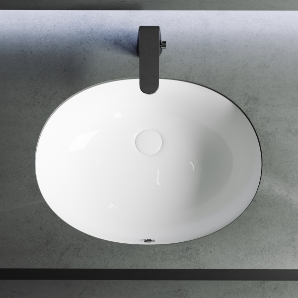 Раковина встраиваемая снизу (56х42) Ceramica Nova ELEMENT CN6043