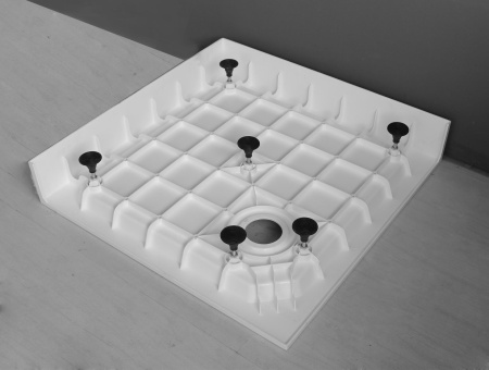 Душевой поддон (80х80) CEZARES TRAY-SMC-A-80-550-150-W