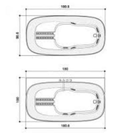 Акриловая ванна Jacuzzi Muse 9F43-799A