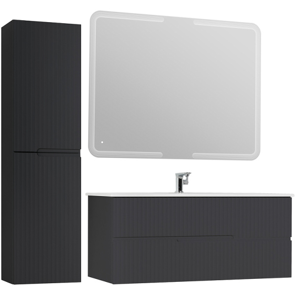 Пенал подвесной Cezares  DUET-1500-2A-SC-GR-P