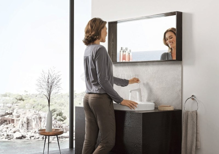 Смеситель для раковины Grohe Eurodisc Joystick 23425 LS0 (23425LS0) белая луна