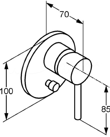 Термостат для ванны Kludi Bozz 387160576
