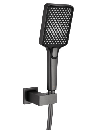 Смеситель для душа WONZON & WOGHAND CUBE 2.0, темный графит WW-88048068-BGM